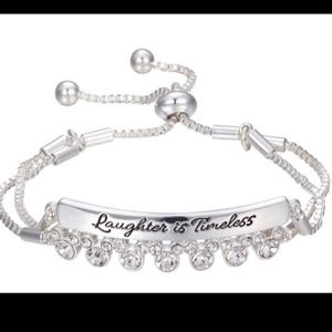 DISNEY silver adjustable bracelet